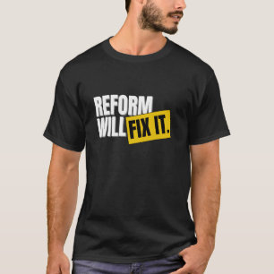 Camiseta Partido Reformista Nigel Farage Reformar Soluciona