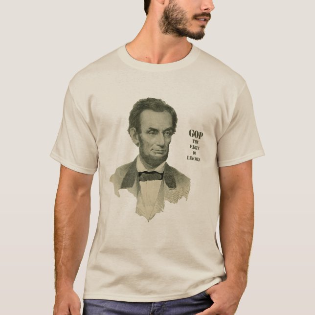 Camiseta Partido Republicano de Lincoln (Anverso)