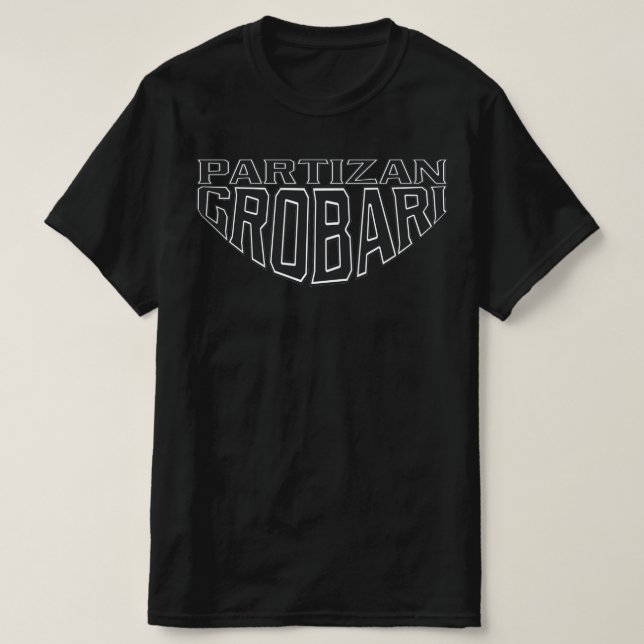 Camiseta Partizan Grobari Tekst (Diseño del anverso)
