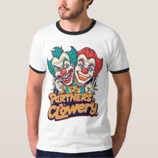 Camiseta Partners in Clowery (Funny Clown Pun)