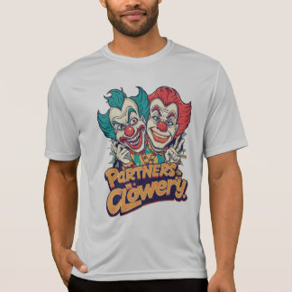 Camiseta Partners in Clowery (Funny Clown Pun)