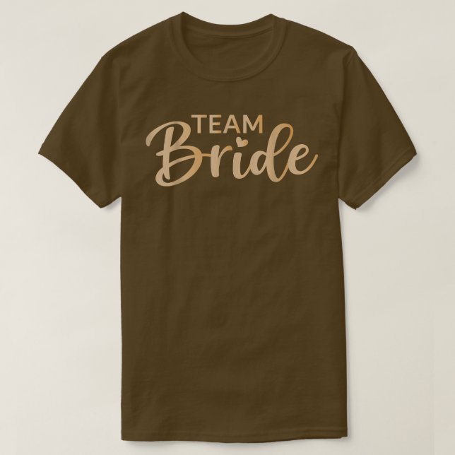Camiseta Party de Despedida de Soltera Team Bride (Diseño del anverso)