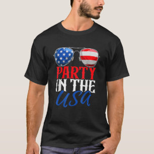 Camiseta Party In The Usa 4th Of July American Flag Sungla
