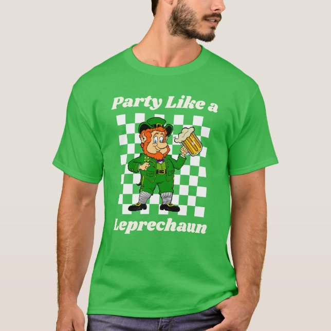 Camiseta Party Like a Leprechaun (Anverso)