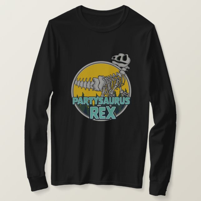 Camiseta Partysaurus Rex (Anverso del diseño)