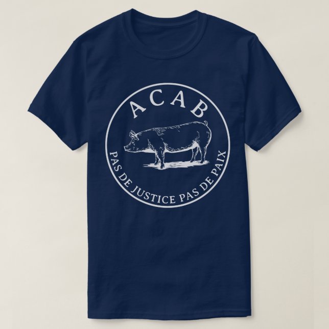 Camiseta Pas de justice pas de paix 1 (Diseño del anverso)