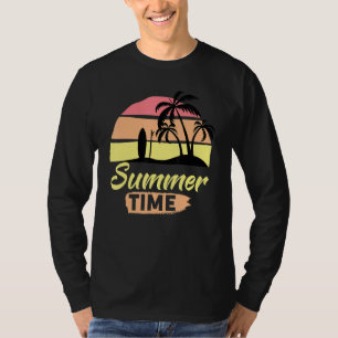 Camiseta Pasa el verano divertido El sol brilla el sol en l