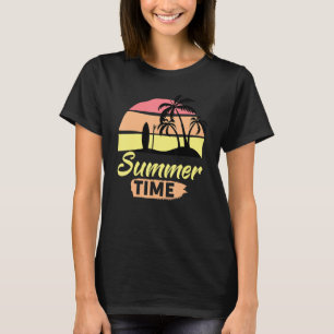Camiseta Pasa el verano divertido El sol brilla el sol en l