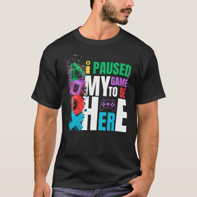 CAMISETA PASABA MI JUEGO PARA ESTAR AQUÍ (Anverso)