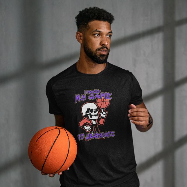 CAMISETA PASABA MI JUEGO PARA GRADUAR EL HUMOR DE BALONCEST (Subido por el creador)