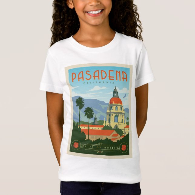 Camiseta Pasadena, CA (Anverso)