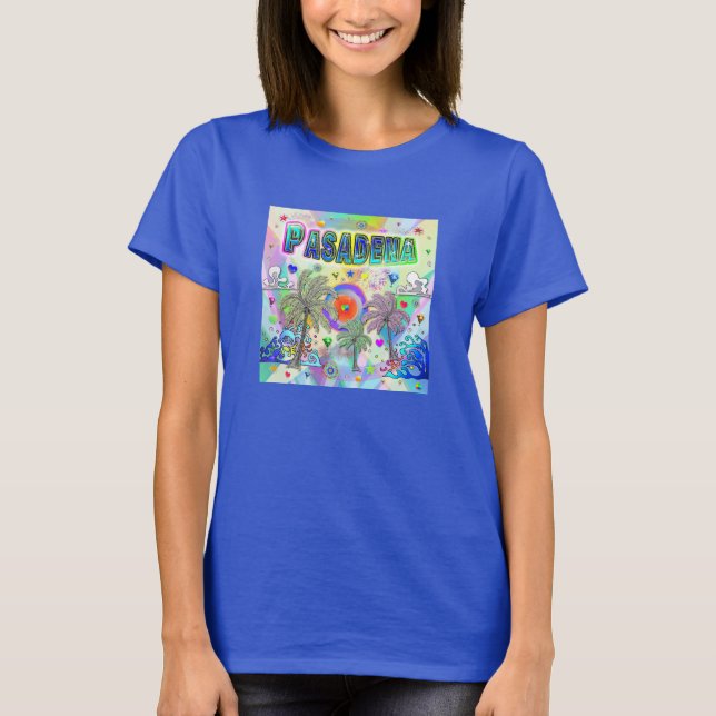 Camiseta Pasadena Deep Dream (Anverso)