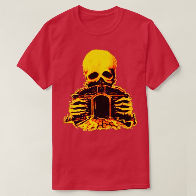 Camiseta Pasaje de cráneo (Diseño del anverso)