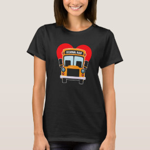 Camiseta Pasaje del conductor del autobús de la escuela del