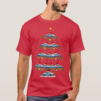 Camiseta Pasajero de auto de la policía a tono con Christin