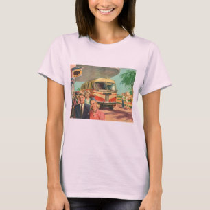 Camiseta Pasajeros Antiguos de Vacaciones en la Terminal de