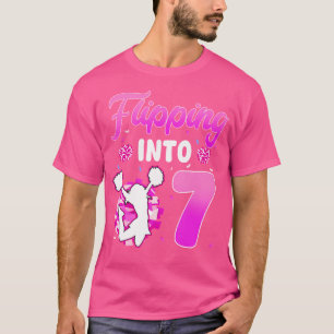 Camiseta Pasando a 7 Animadora 7 Cumpleaños Chica Chee