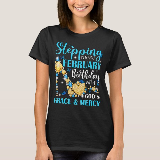 Camiseta Pasando a mi cumpleaños de febrero con Godu2019 (Anverso)