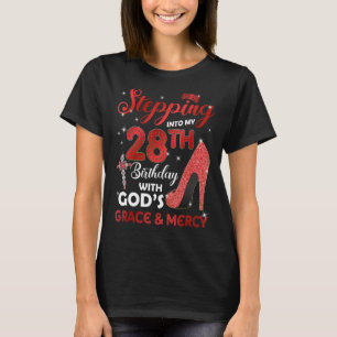 Camiseta Pasando a mi vigésimo octavo cumpleaños con GODS G