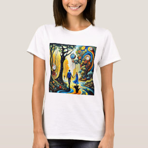 Camiseta Pasando tiempo en el bosque