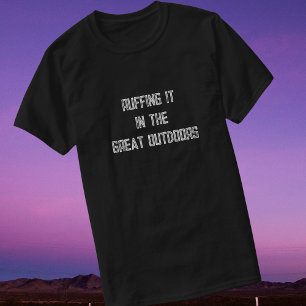 Camiseta Pasándolo bien en la gran naturaleza Perro de send