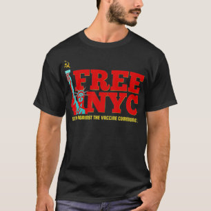 Camiseta Pasaporte antivacunal gratuito de NYC