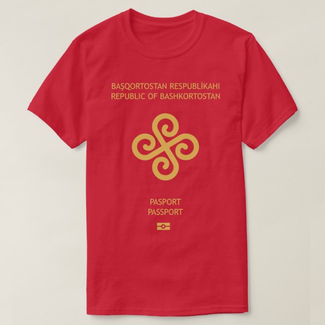 Camiseta Pasaporte de Baskortostán (Diseño del anverso)