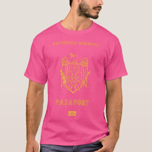 Camiseta Pasaporte de Moldavia