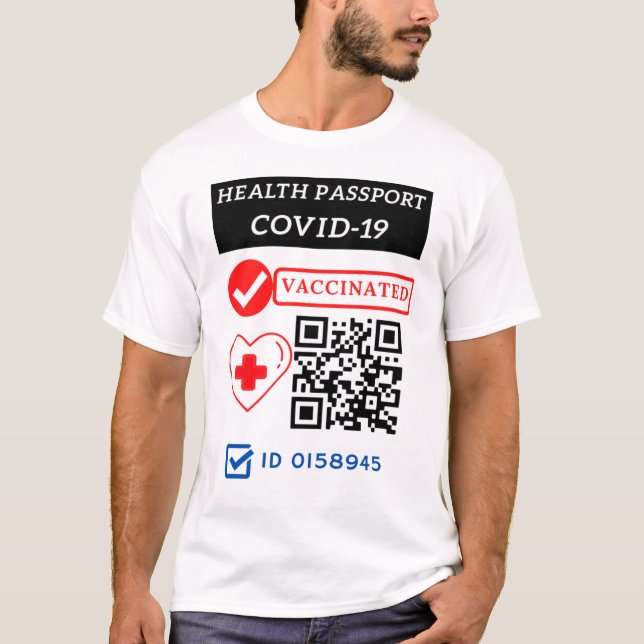 Camiseta pasaporte de salud (Anverso)
