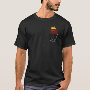 Camiseta Pasaporte en mi billetera de bolsillo y trote de g