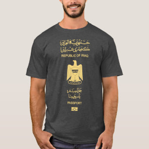 Camiseta pasaporte iraquí
