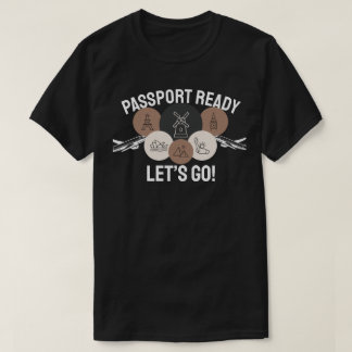 Camiseta ¡Pasaporte Listo, Vamos!