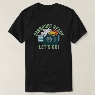 Camiseta ¡Pasaporte Listo, Vamos!