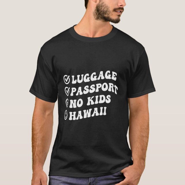 Camiseta Pasaporte Luge No Hawaii Trip Wavy (Anverso)