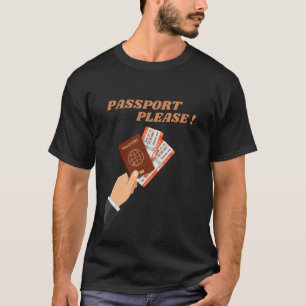 Camiseta Pasaporte por favor Wanderlust Travel