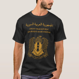 Camiseta Pasaporte sirio, siria, siria, bandera siria.