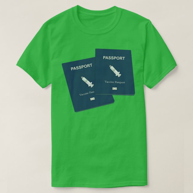 Camiseta Pasaportes de vacunas 1 (Diseño del anverso)