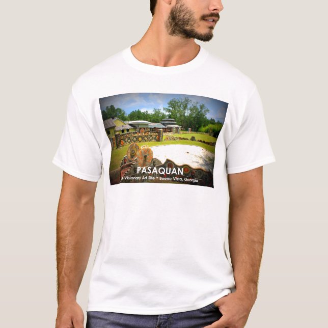 Camiseta PASAQUAN - Un sitio del arte de Visonary - Buena (Anverso)