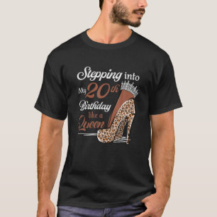 Camiseta Pasar A Los 20 Años Como Una Reina Leopardo H