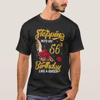 Camiseta Pasar a los 57 años como un reina leopardo