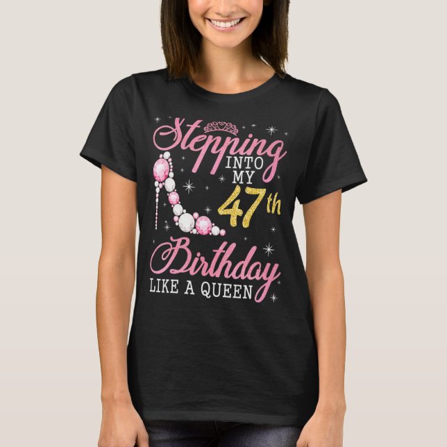 Camiseta Pasar A Mi 47º Cumpleaños Como Un Boss Bday W (Anverso)