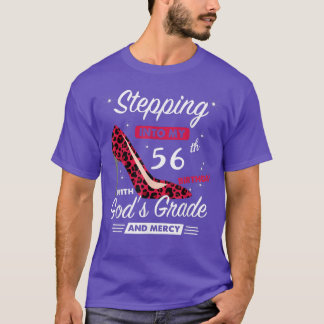 Camiseta Pasar A Mi 56º Cumpleaños Con Gracia De Los Dioses