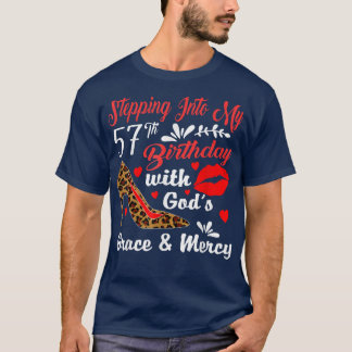 Camiseta Pasar A Mi 57º Cumpleaños Con Gracia De Los Dioses