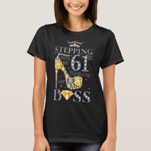 Camiseta Pasar A Mi 61 Aniversario Como Un Boss Bday Wo