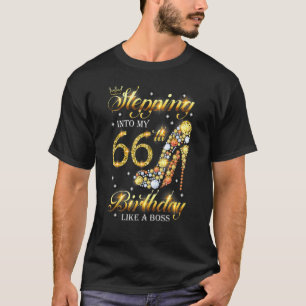 Camiseta Pasar A Mi 66º Cumpleaños Como Un Boss Bday W