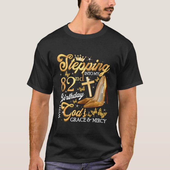 Camiseta Pasar A Mi 82° Cumpleaños De Gracia Y Misericordia (Anverso)