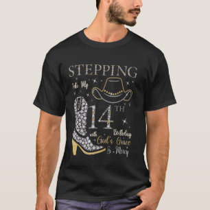 Camiseta Pasar a mi cuarto cumpleaños con la gracia de Dios
