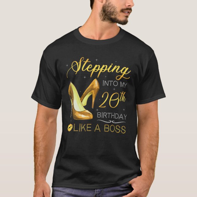 Camiseta Pasar A Mi Cumpleaños 20 Como Un Jefe Bday Gi (Anverso)