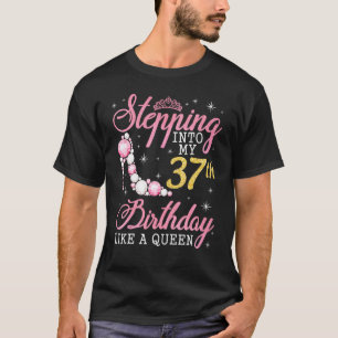Camiseta Pasar a mi cumpleaños 37 como un jefe hoy día