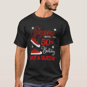 Camiseta Pasar a mi cumpleaños 50 como un cumpleaños feliz 